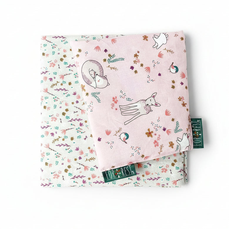 Forrest 3 Piece Reversible Baby Bedding Set, Meadowland