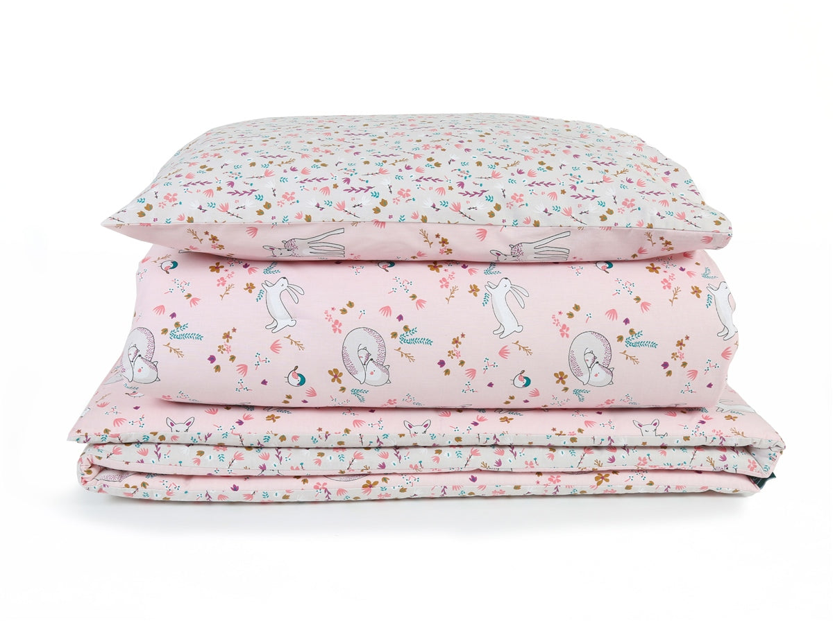 Forrest 3 Piece Reversible Baby Bedding Set, Meadowland