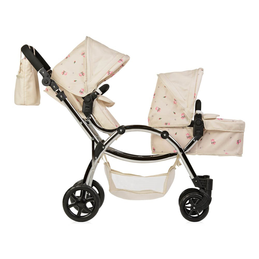 Roma Darcie Twin Dolls Pram, Cream