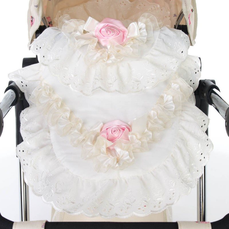 Roma Dolls Pram 2 Piece Bedding Set