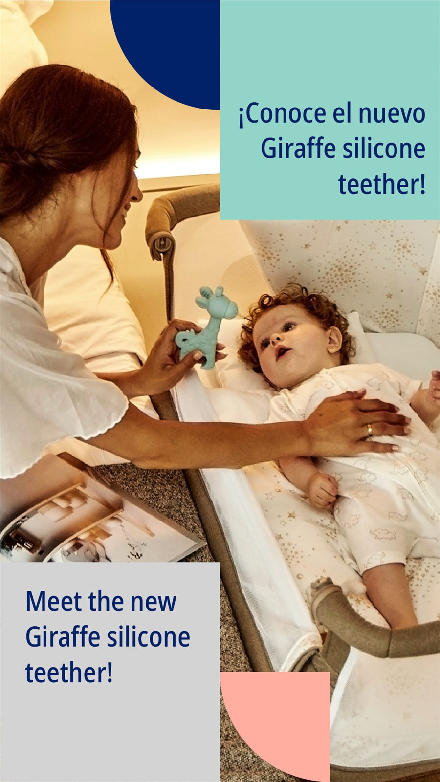 Jane Giraffe silicone teether