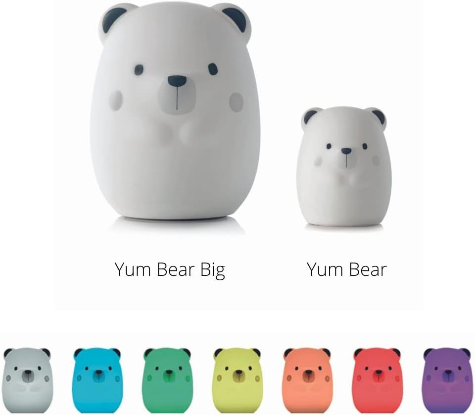 Jane Yum Bear - Portable Teddy Bear Shaped Night Light.