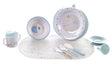 Jane 9-piece Baby Crockery Set with Thermal Dish, Lazuli Blue