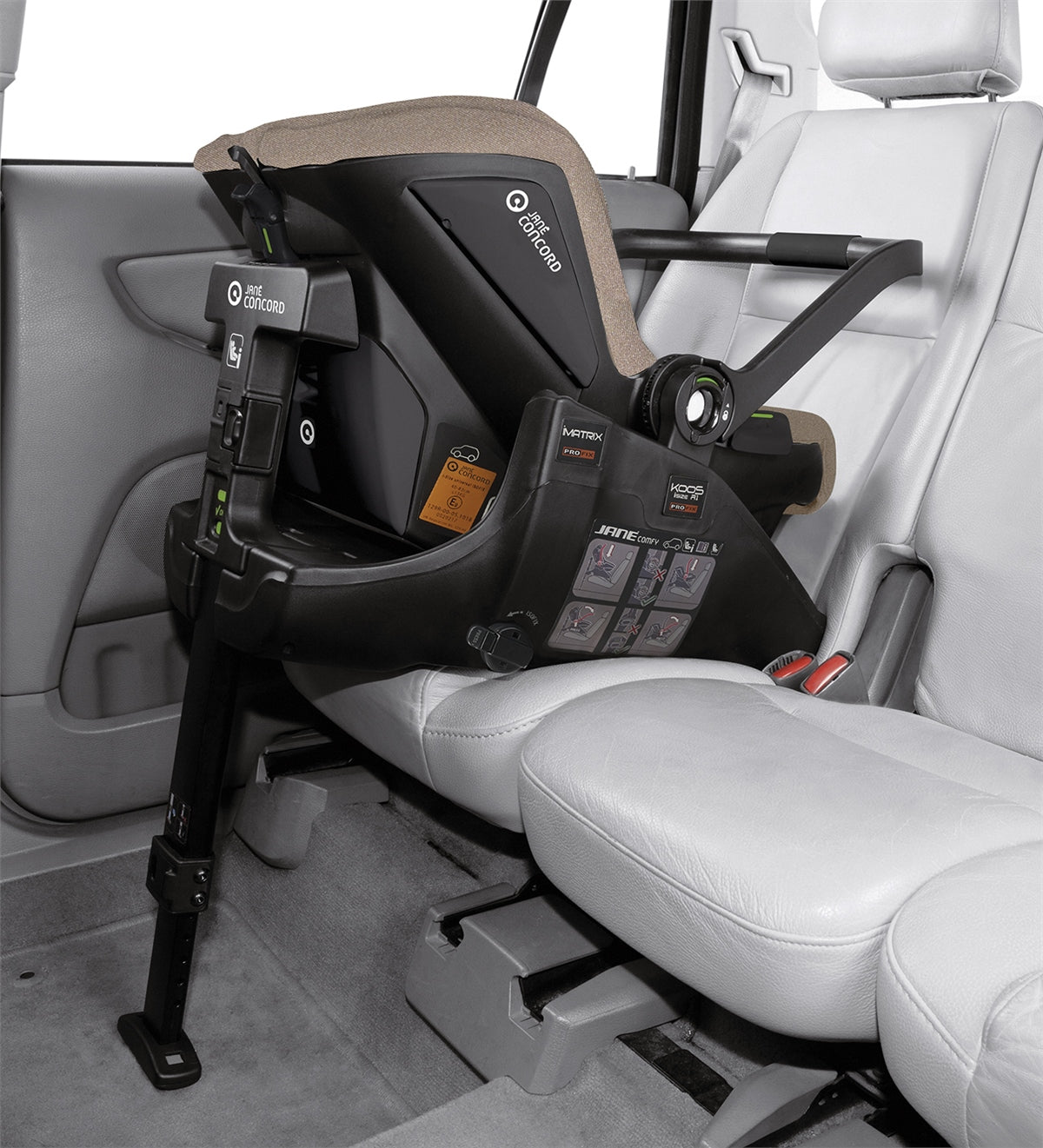 Jane Newel + Micro Pro + Koos iSize R1 - 10 Piece Travel System Bundle