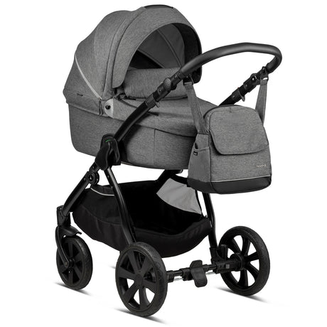 Noordi Noordi Fjordi 3in1 Travel System & Nursery Bundle, Dark Grey
