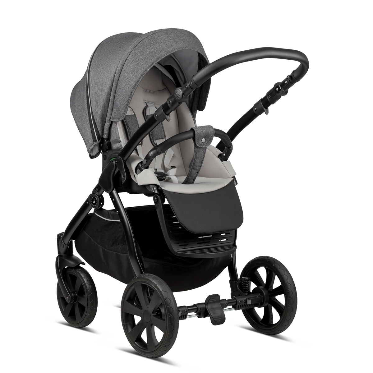 Noordi Noordi Fjordi 3in1 Travel System & Nursery Bundle, Dark Grey