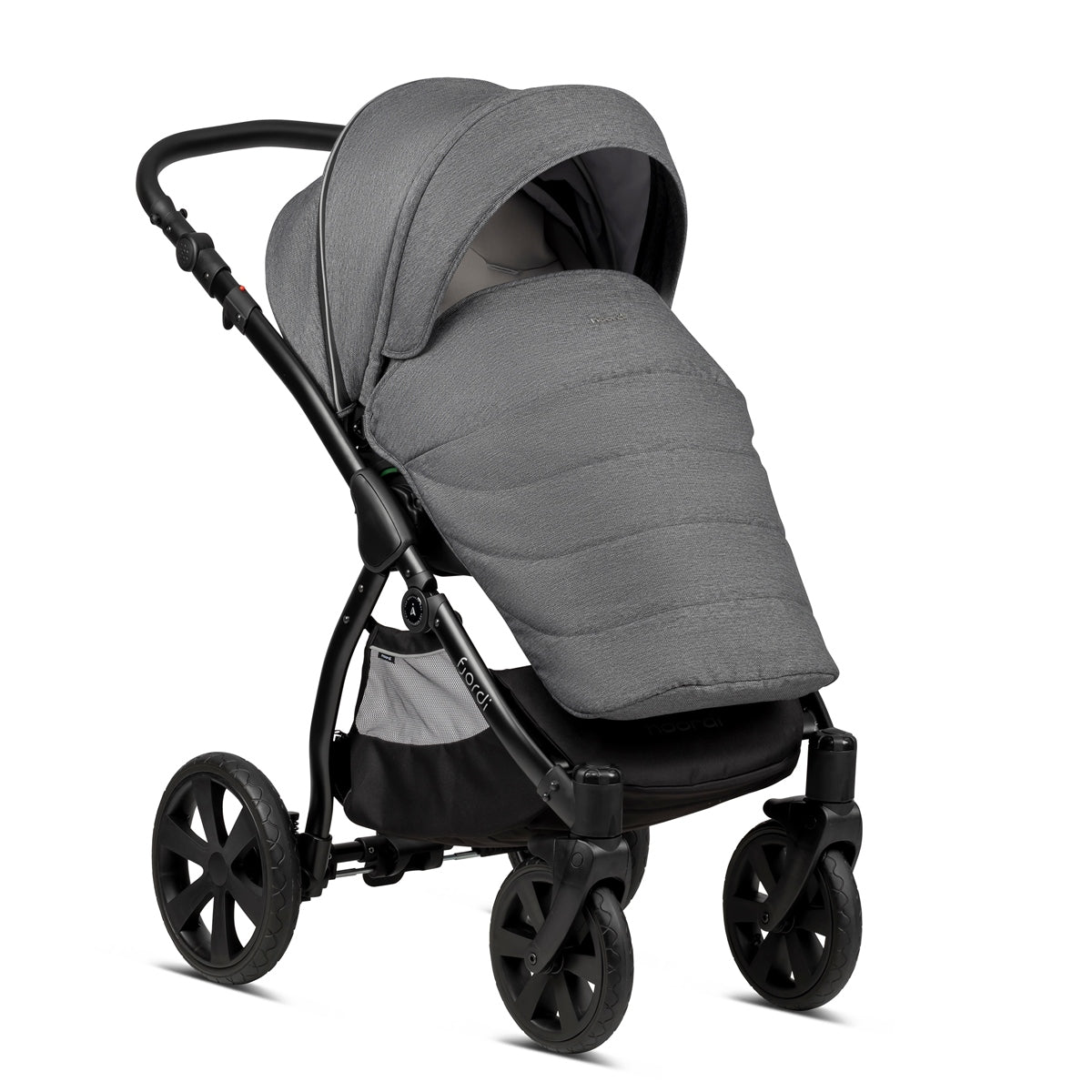 Noordi Noordi Fjordi 3in1 Travel System & Nursery Bundle, Dark Grey