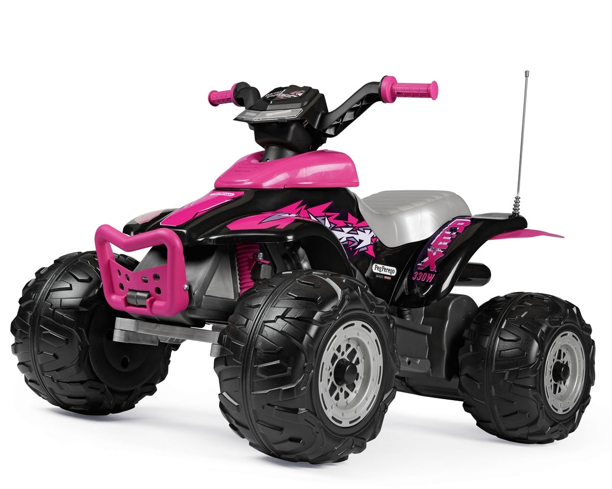 Peg Perego Corral T-Rex 330W Pink Electric Quad, From 3 years, 12V