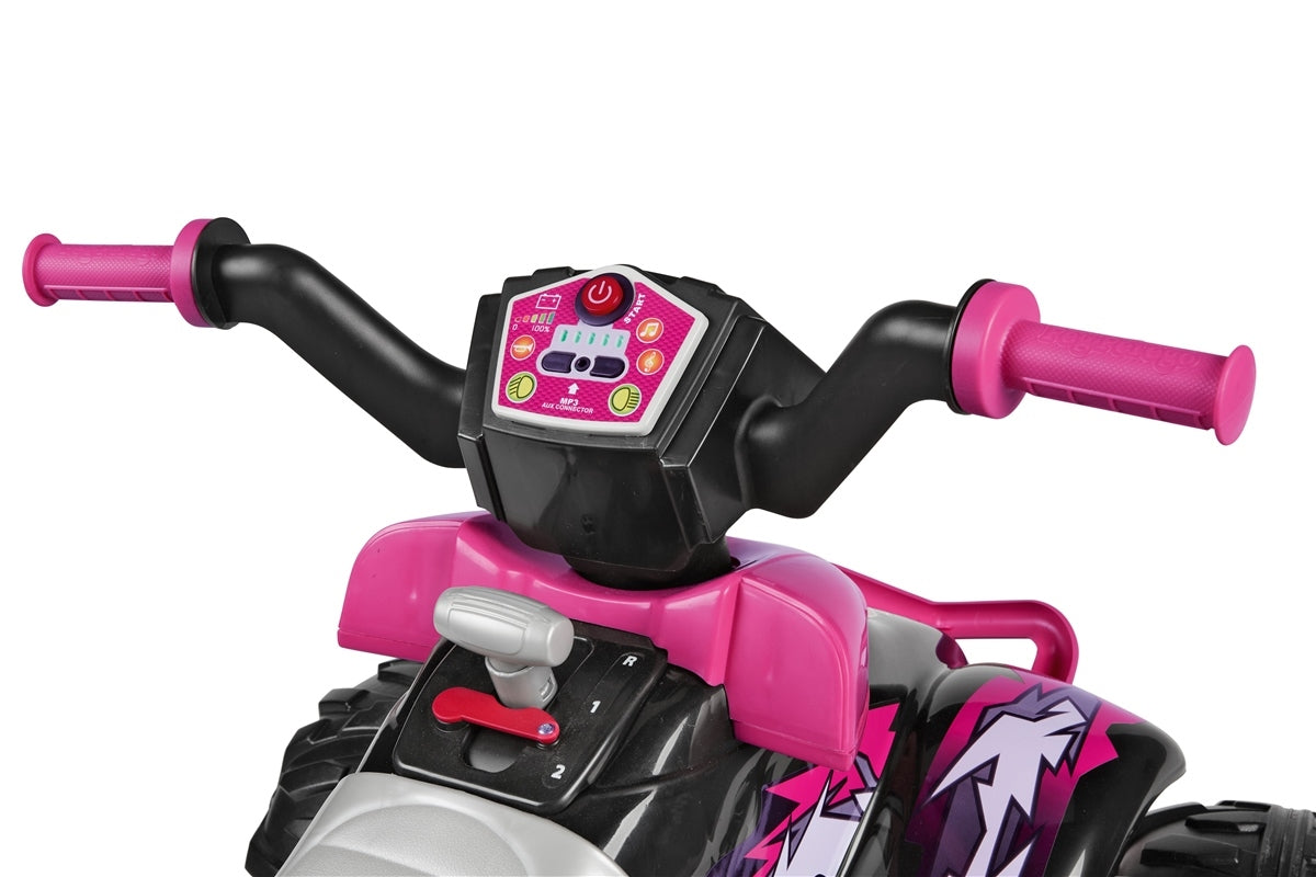 Peg Perego Corral T-Rex 330W Pink Electric Quad, From 3 years, 12V