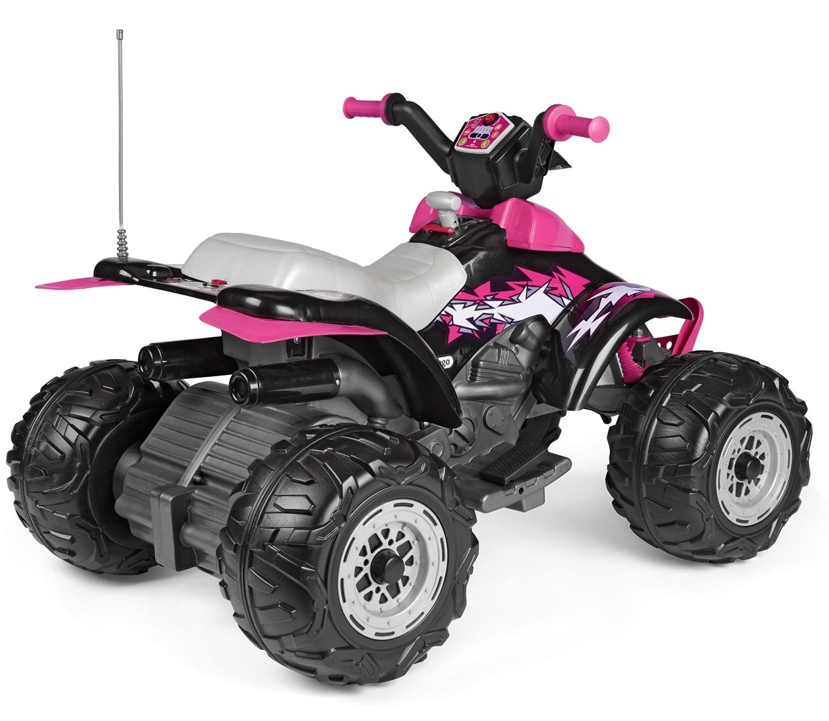 Peg Perego Corral T-Rex 330W Pink Electric Quad, From 3 years, 12V