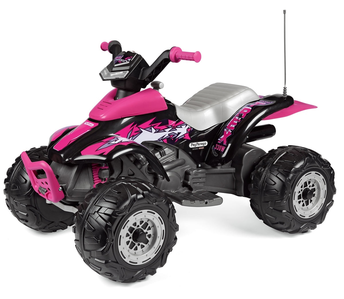 Peg Perego Corral T-Rex 330W Pink Electric Quad, From 3 years, 12V