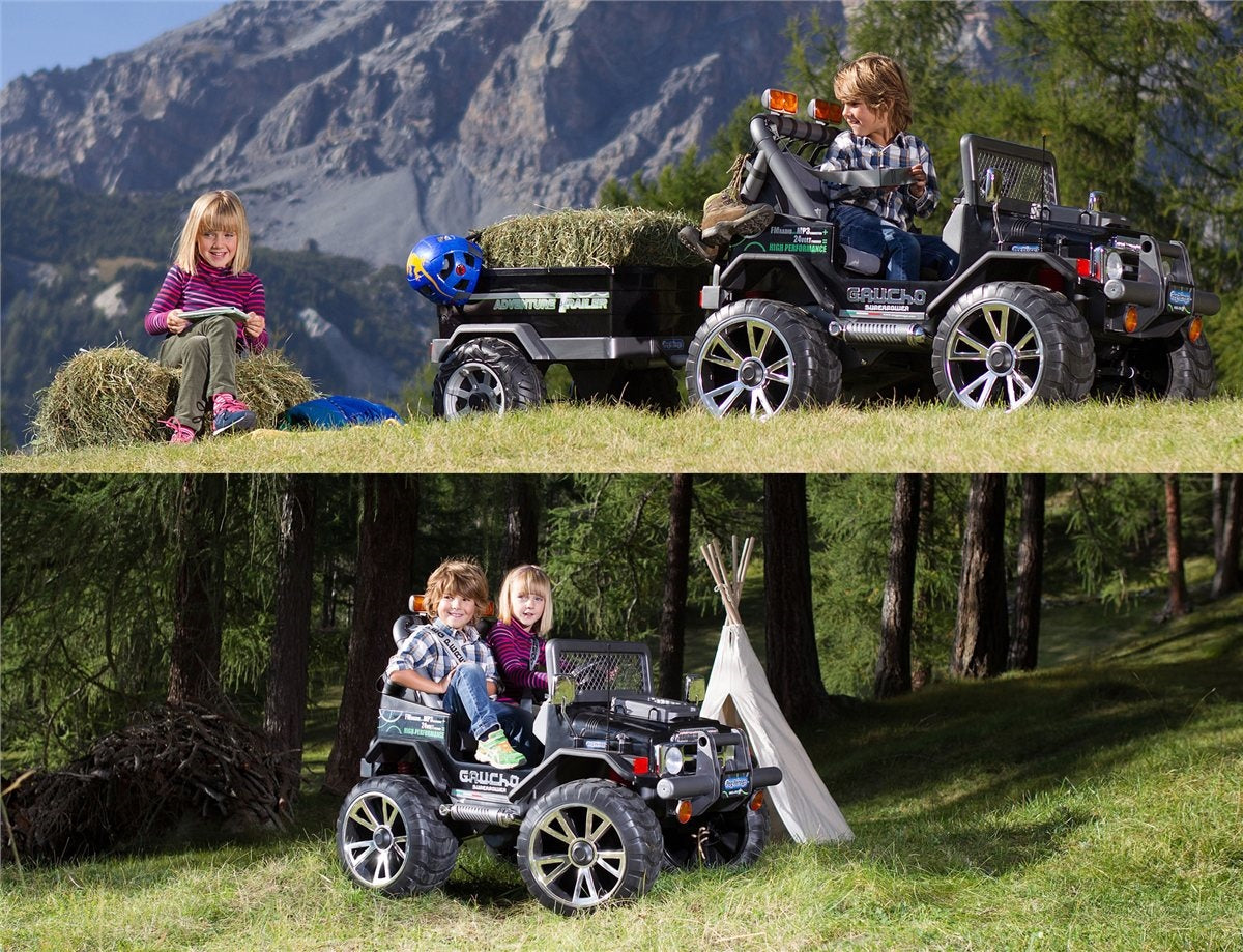 Peg Perego Gaucho Superpower 24 Volt 2 Seater Mega Jeep