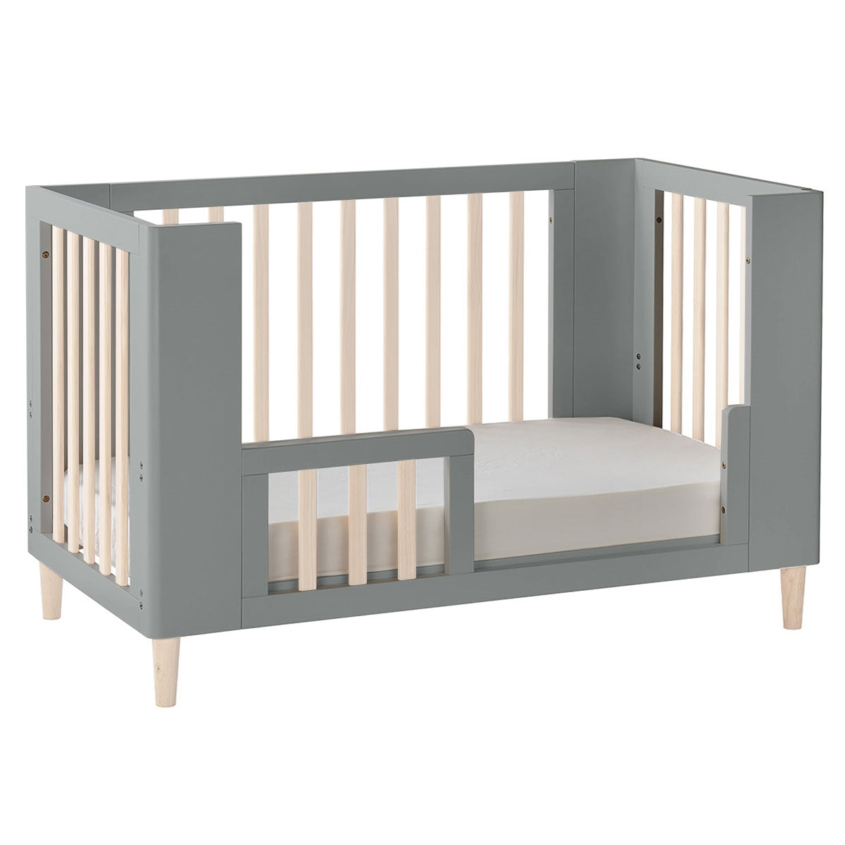Cocoon Evoke 4in1 Cot bed + Dresser + Mattresses, Dove Grey
