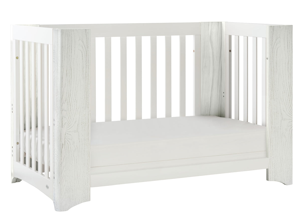 Cocoon Evoluer 4in1 Cot bed + Dresser + Mattresses, White / Grey