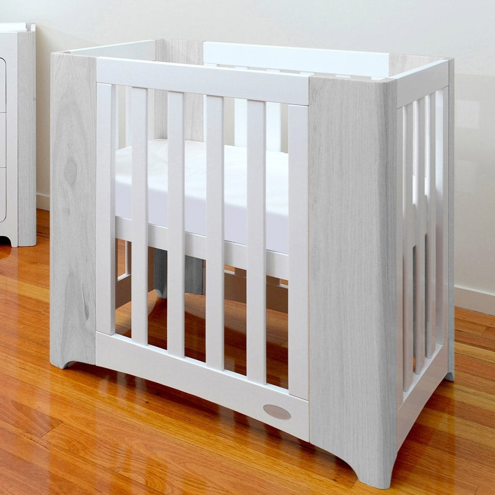 Cocoon Evoluer 4in1 Cot bed + Dresser + Mattresses, White / Grey