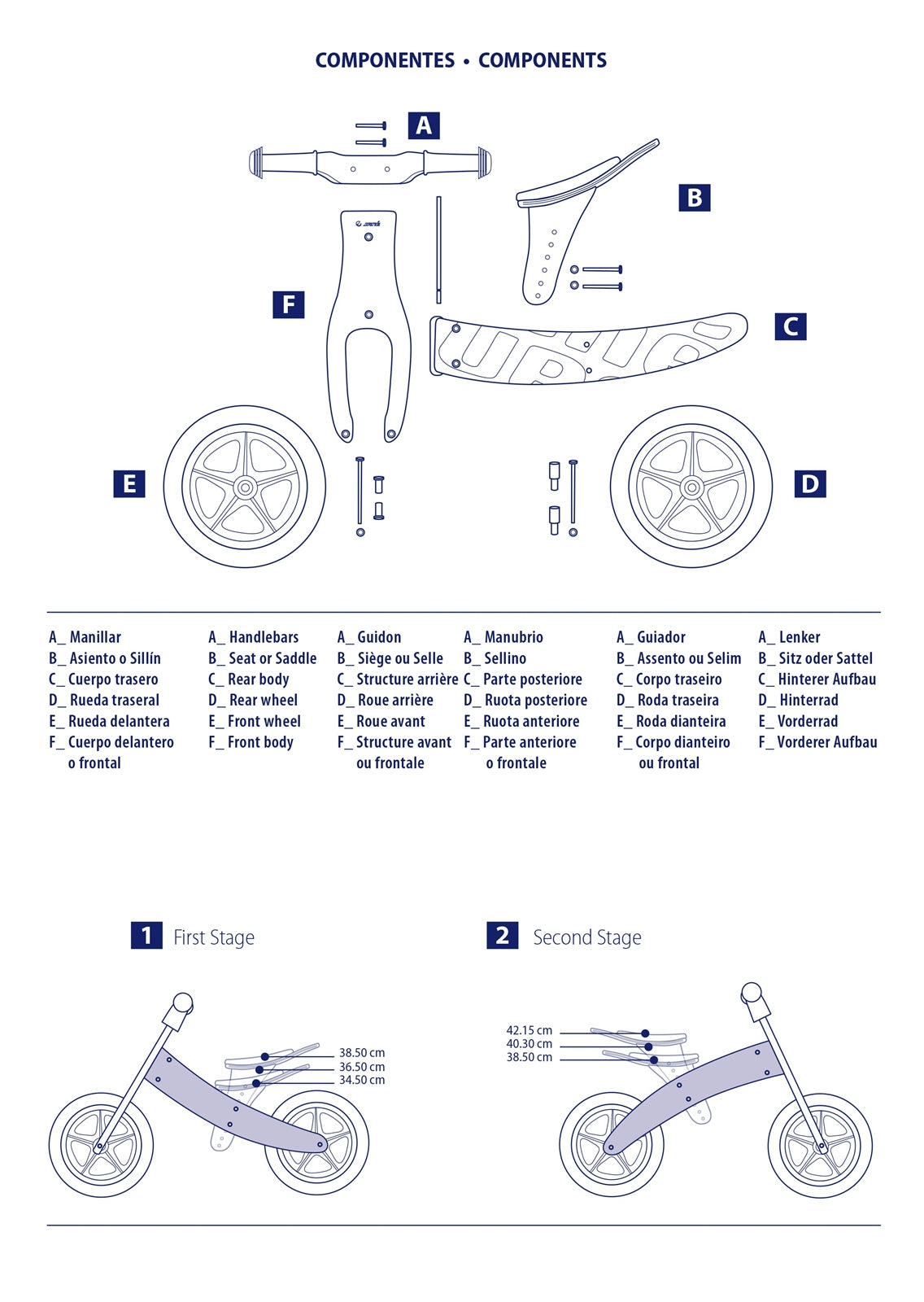 Jane Babycle Wooden Balance Bike