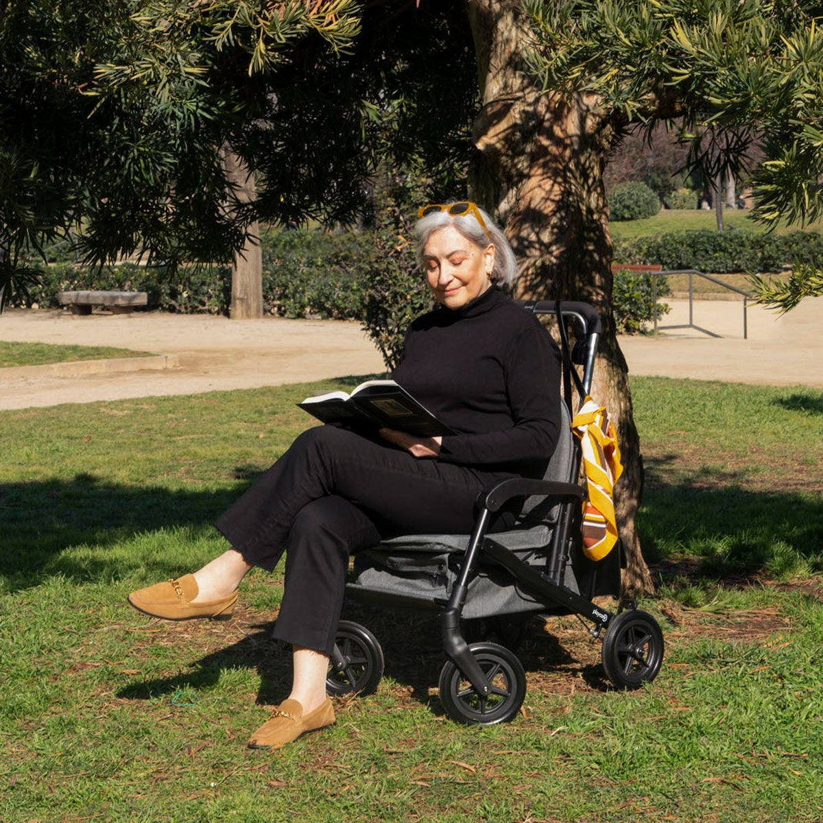 Playcare Care Lux Walking Aid with Cart & Seat