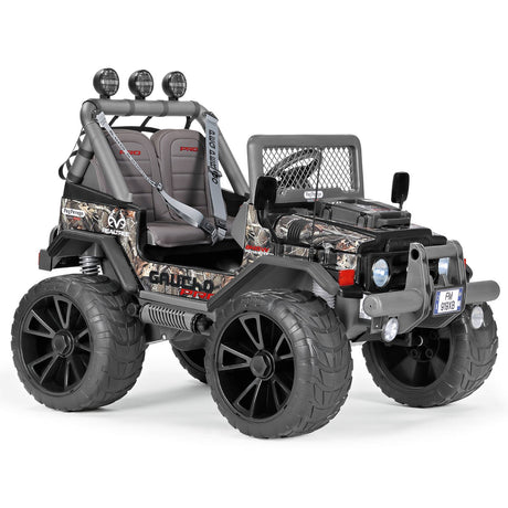 Peg Perego Gaucho Pro - Real Tree, 24 Volt 2 Seater Mega Jeep