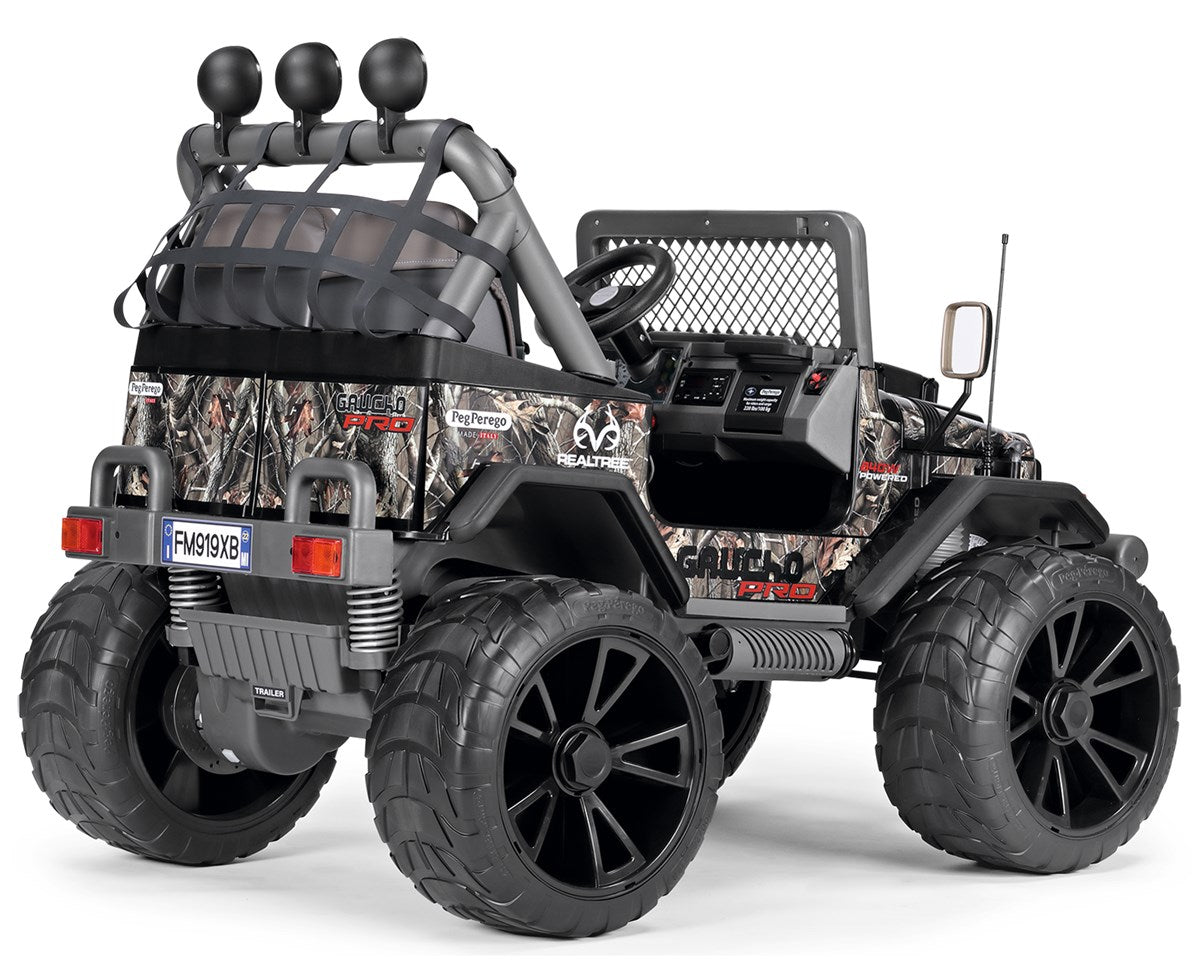 Peg Perego Gaucho Pro - Real Tree, 24 Volt 2 Seater Mega Jeep
