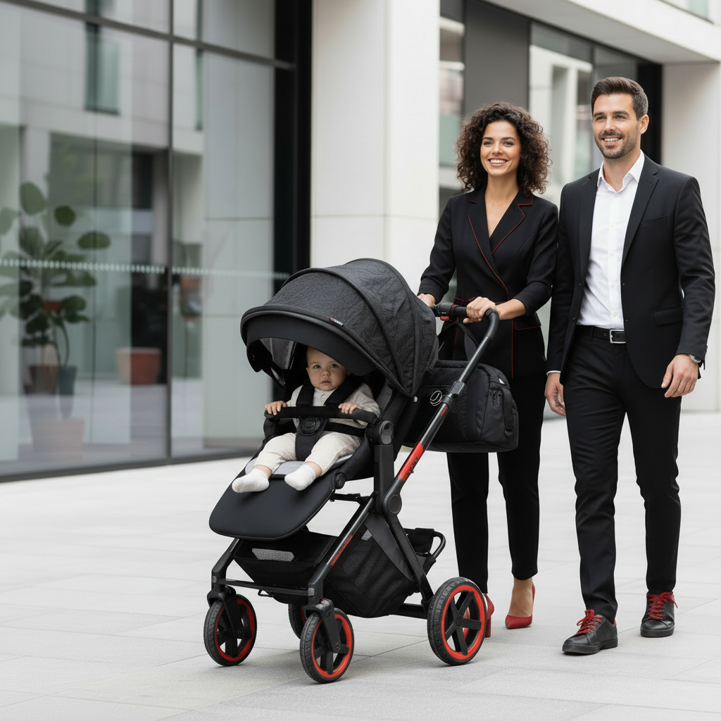 Jané Limited Edition Crosslight Pro Carbon 3in1 Travel System with Koos Car Seat