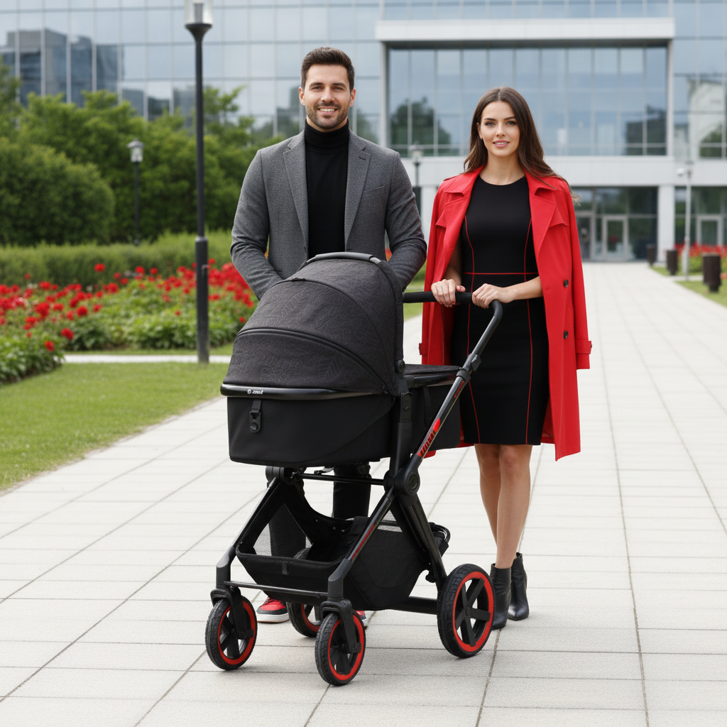 Jané Limited Edition Crosslight Pro Carbon 3in1 Travel System with Koos Car Seat