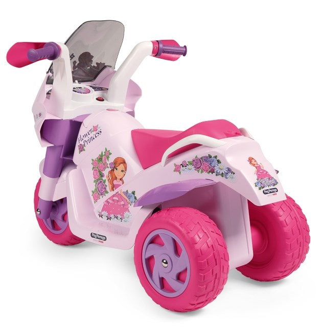 Peg Perego Flower Princess 6V Electric Motorcycle, 2+ years