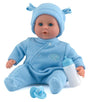 Johnston's Little Treasure 38cm Soft Baby Doll with Deluxe Blue Romper and Accessories
