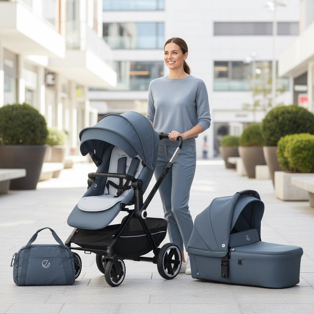 Jane Crosslight-3 Full 10 Piece Travel System Bundle