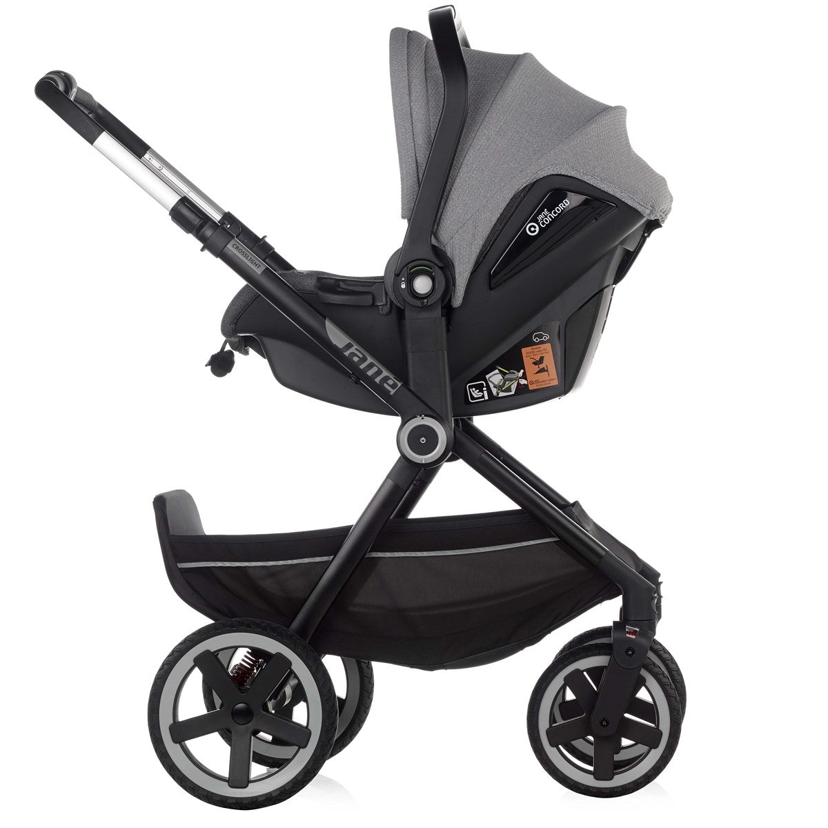 Jane Crosslight-3 + Sweet + Koos iSize, 10 Piece Travel System Bundle