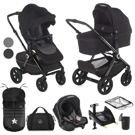 Jane Crosslight-3 + Sweet + Koos iSize, 10 Piece Travel System Bundle