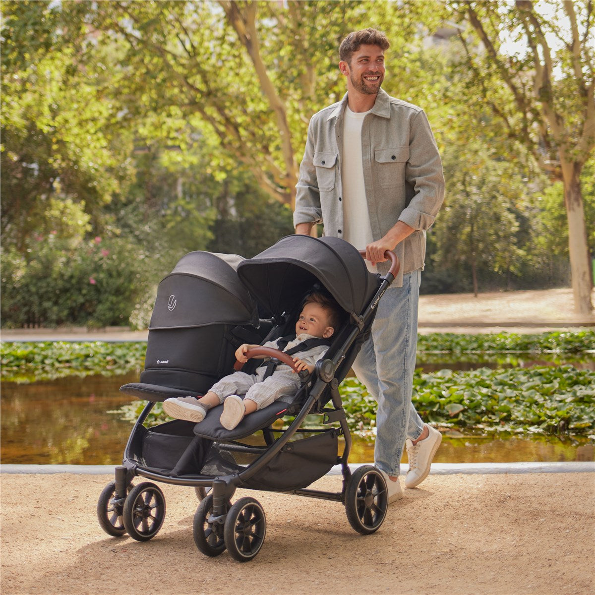 Jane Twinlink Pushchair + 1 Smart Carrycots