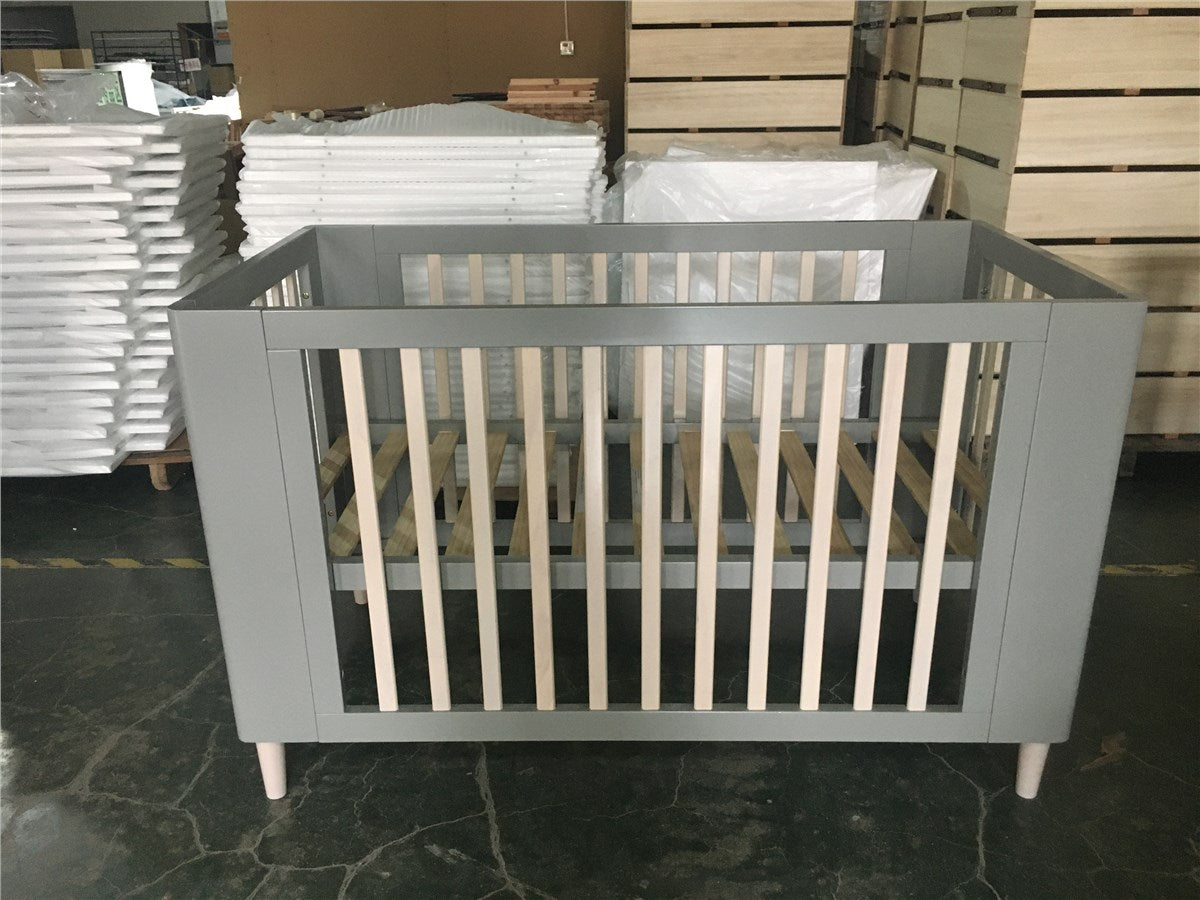 Cocoon Evoke 4 in 1 Nursery Furniture System, Dove Grey / Natural Wash