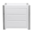 Cocoon Change Area Dresser, White / Grey