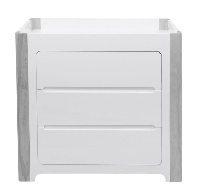 Cocoon Change Area Dresser, White / Grey