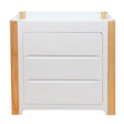 Cocoon Change Area Dresser, White / Natural