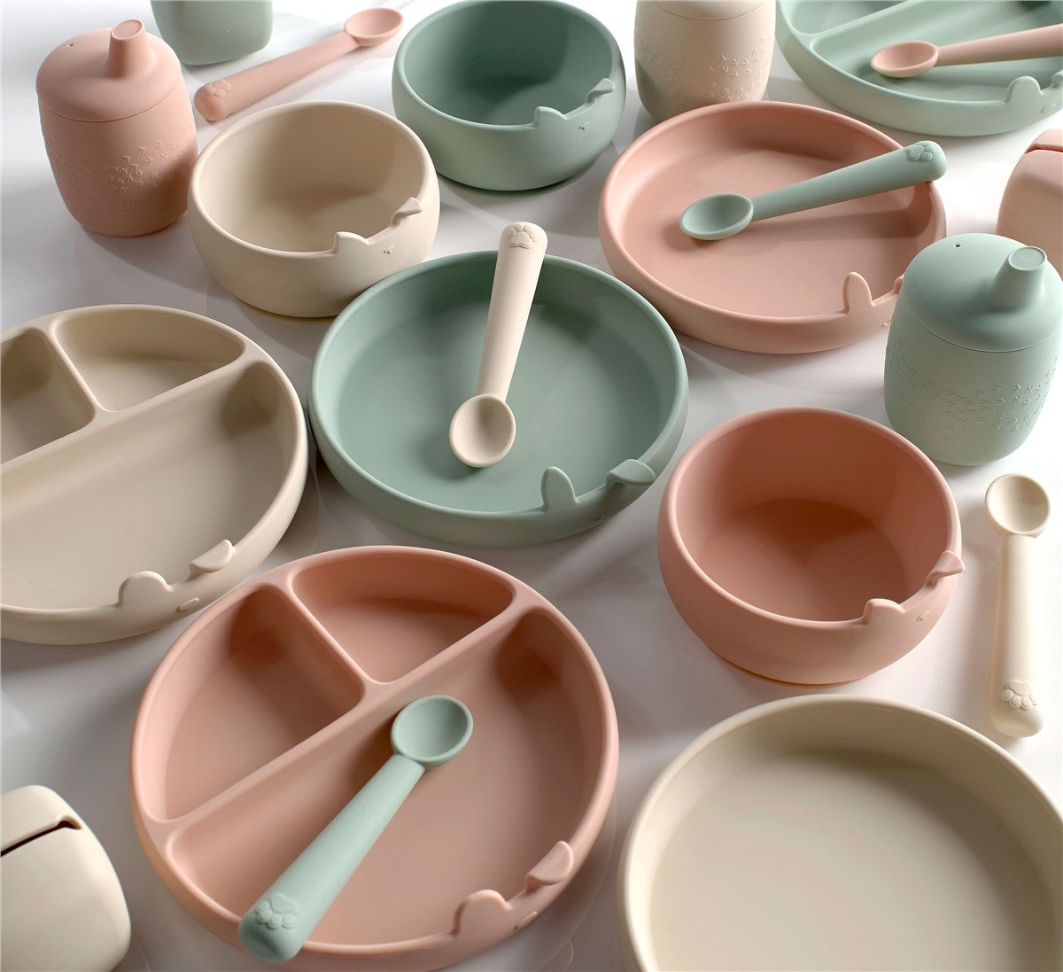 Jane BLW Silicone Plate with Compartments for Babies