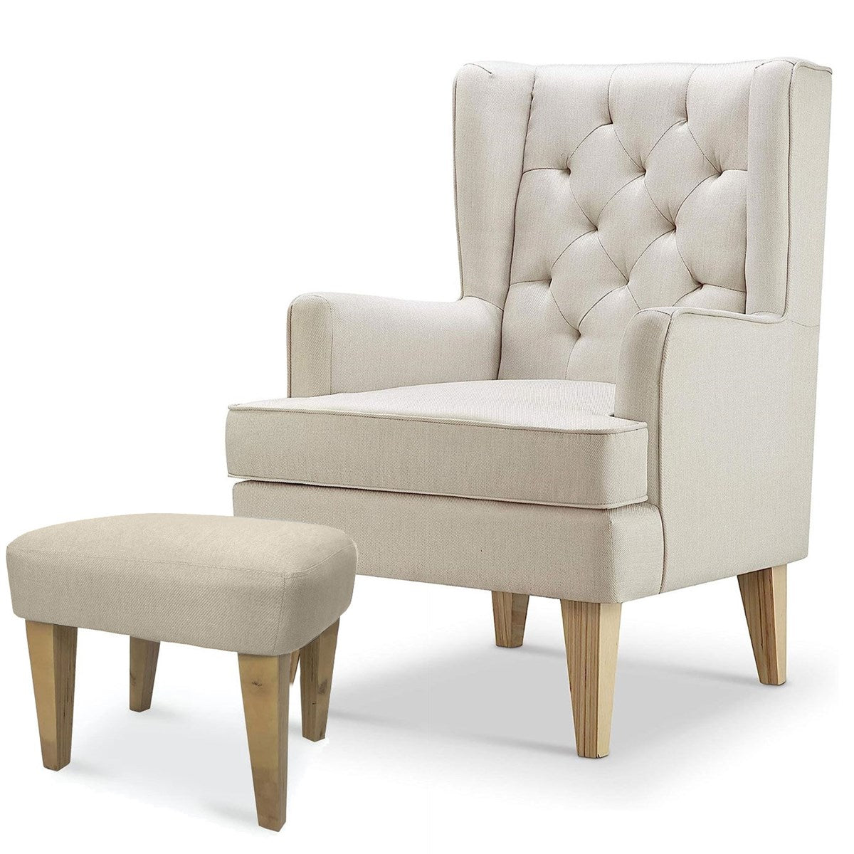 Johnston's Soothe Easy Nursing Chair & Rocker with Stool