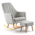 Johnston's Willow Nursing Rocking Chair & Footstool Set