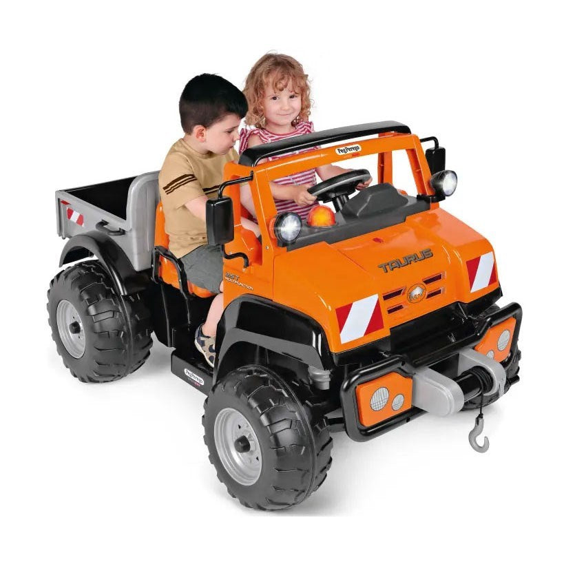 Peg Perego Taurus 12 Volt – Two-Seater Utility Truck for Kids, 3+ years