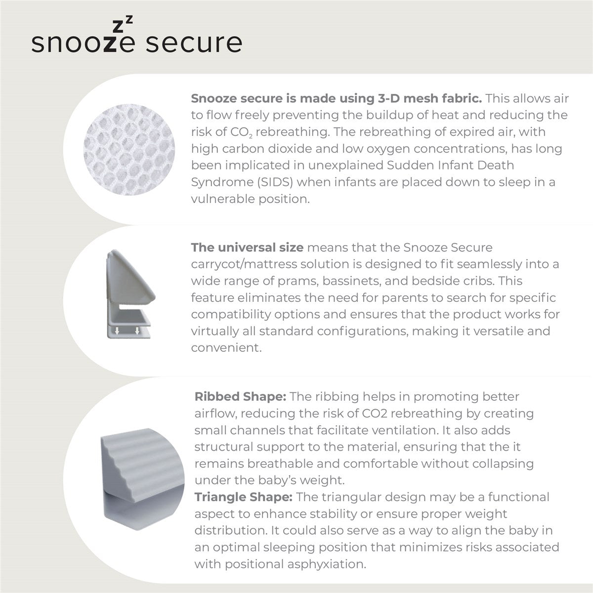 Johnston's Snooze Secure, Universal