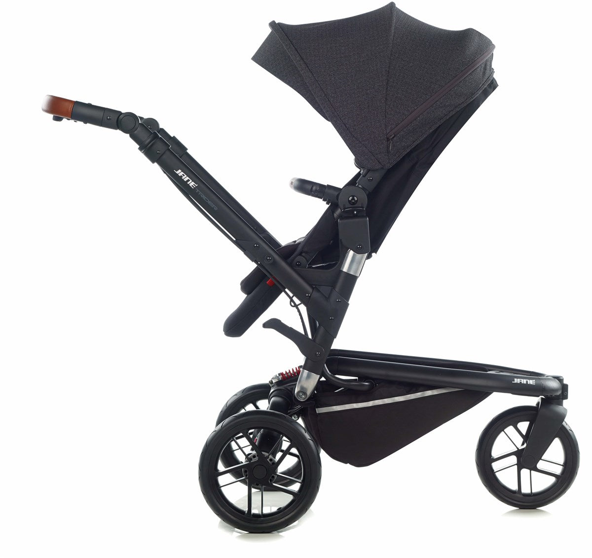 Jane Trider + Transporter + Travel Carrier Travel System, Cold Black