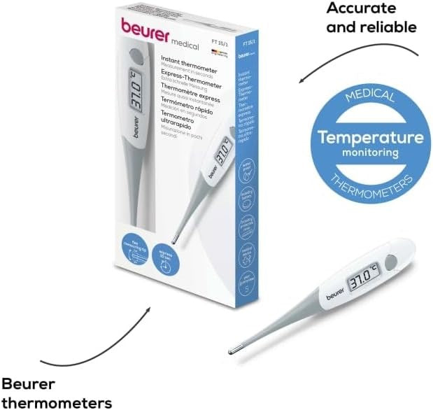 Beurer FT15/1 Digital Instant Thermometer with Flexible Tip