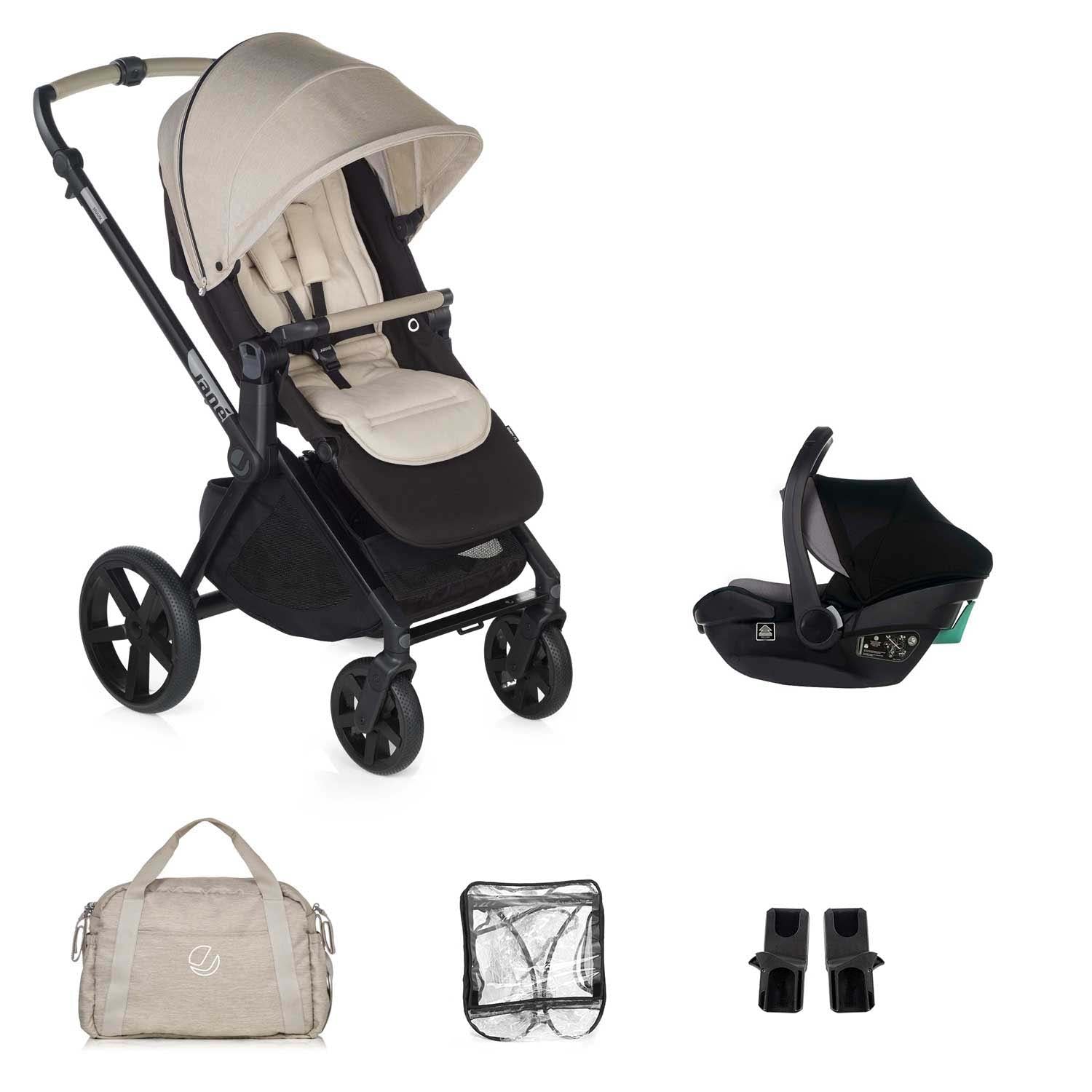 Jane Muum-4 Travel Carrier Car Seat Bundle