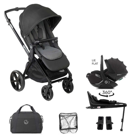 Jane Muum-4 Lie-Flat 360 Baby Car Seat Bundle