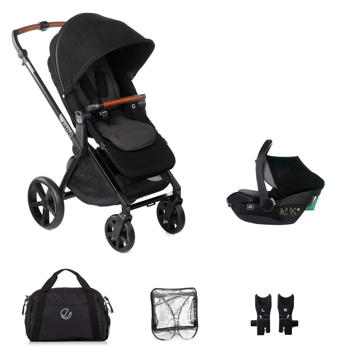 Jane Muum-4 Travel Carrier Car Seat Bundle