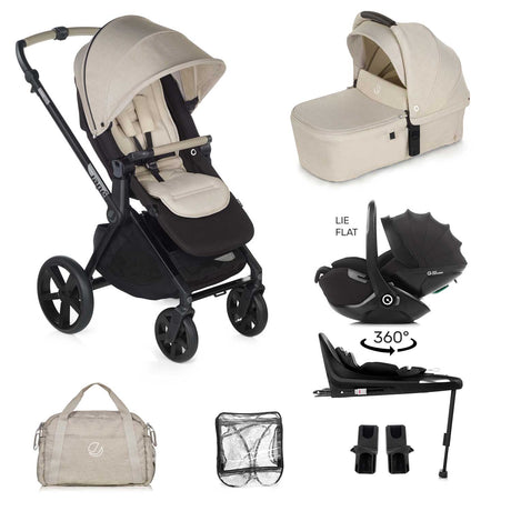 Jane Muum-4 Lie-Flat 360 Baby Car Seat Bundle