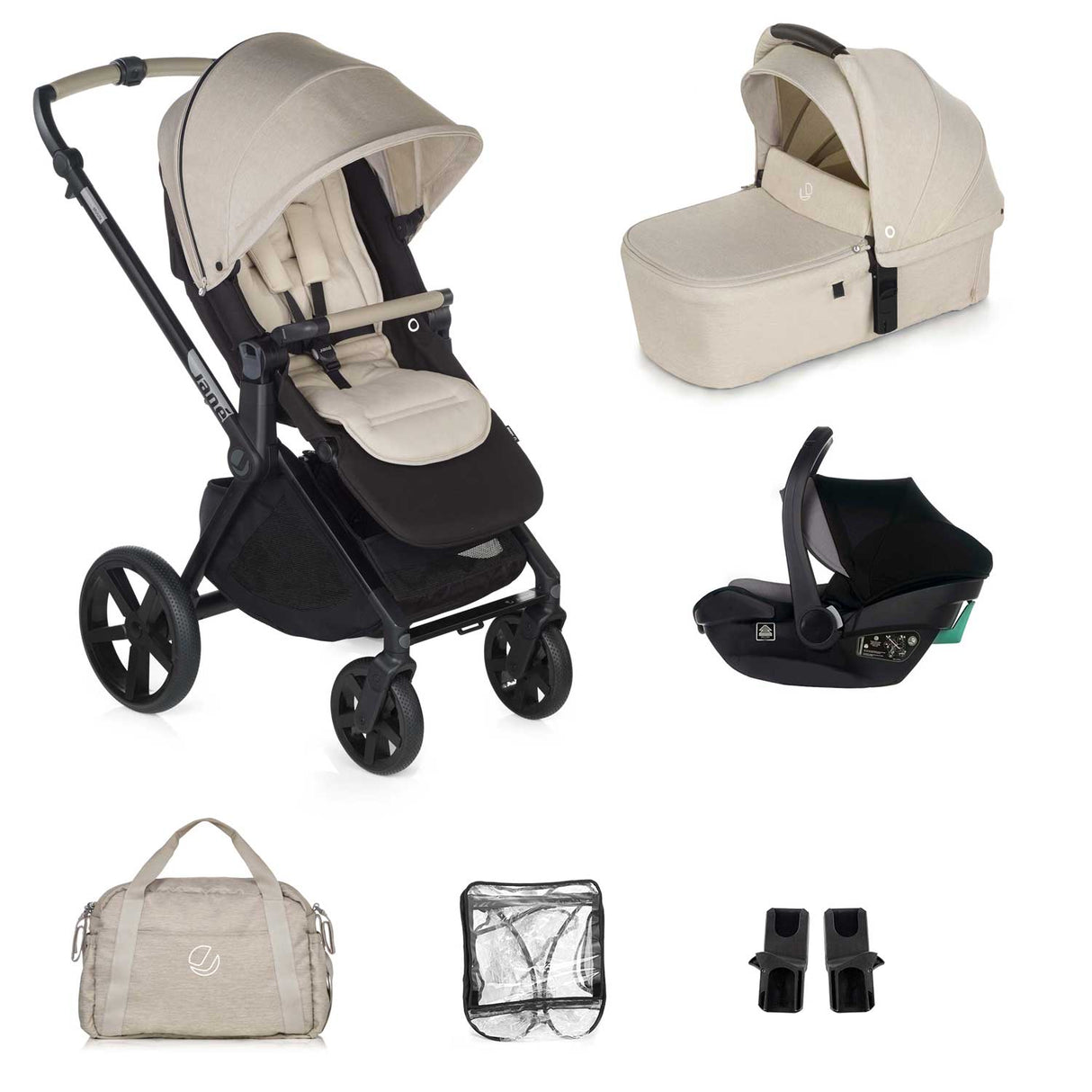 Jane Muum-4 Travel Carrier Car Seat Bundle