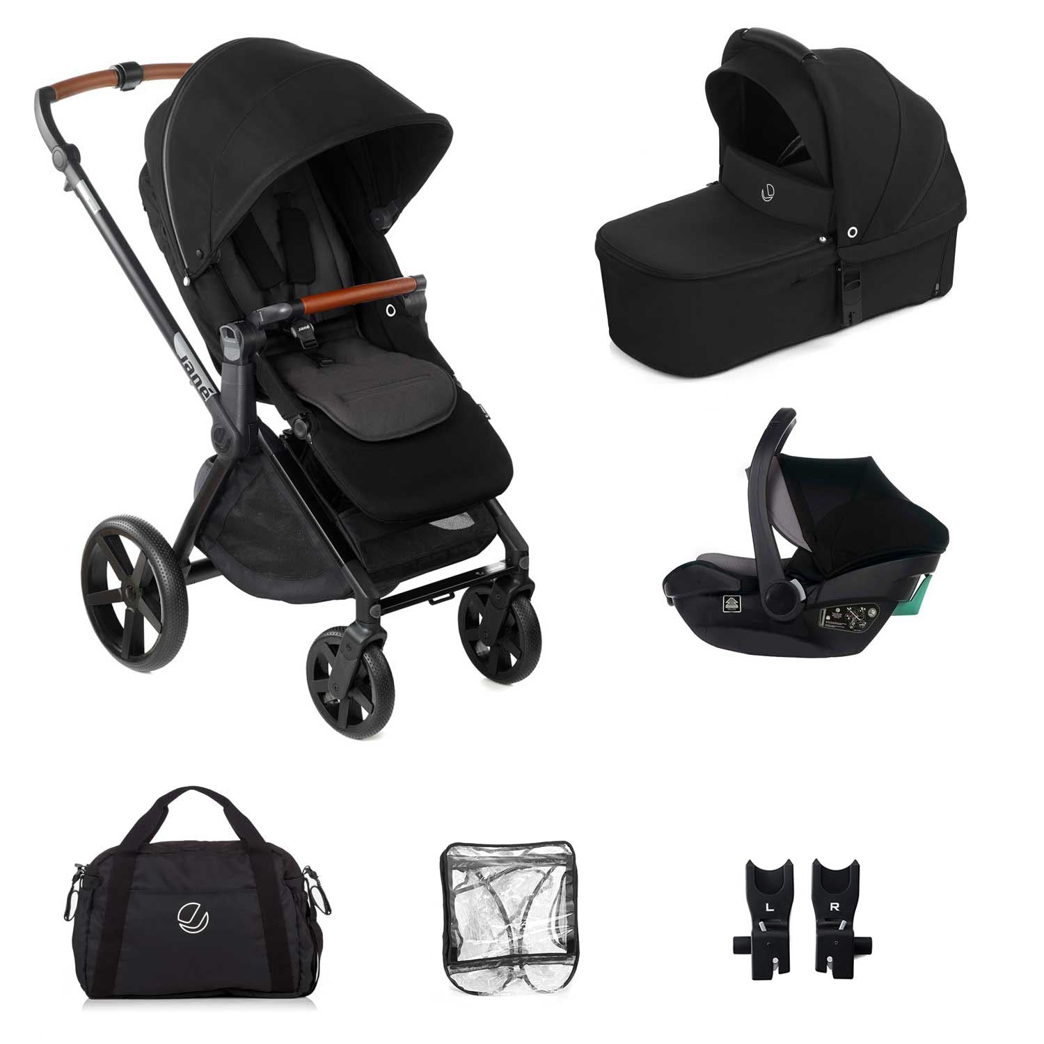 Jane Muum-4 Travel Carrier Car Seat Bundle