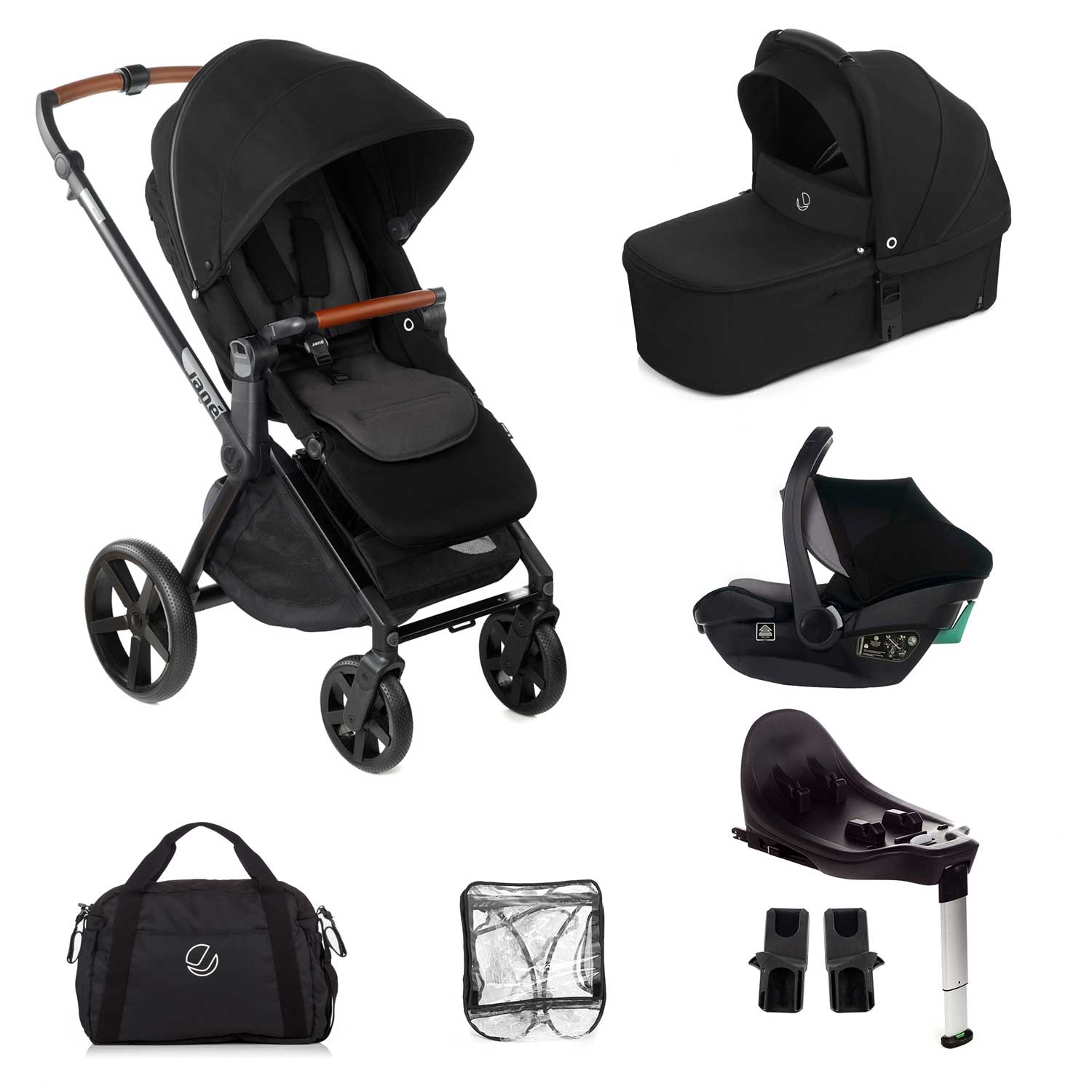Jane Muum-4 Travel Carrier Car Seat Bundle
