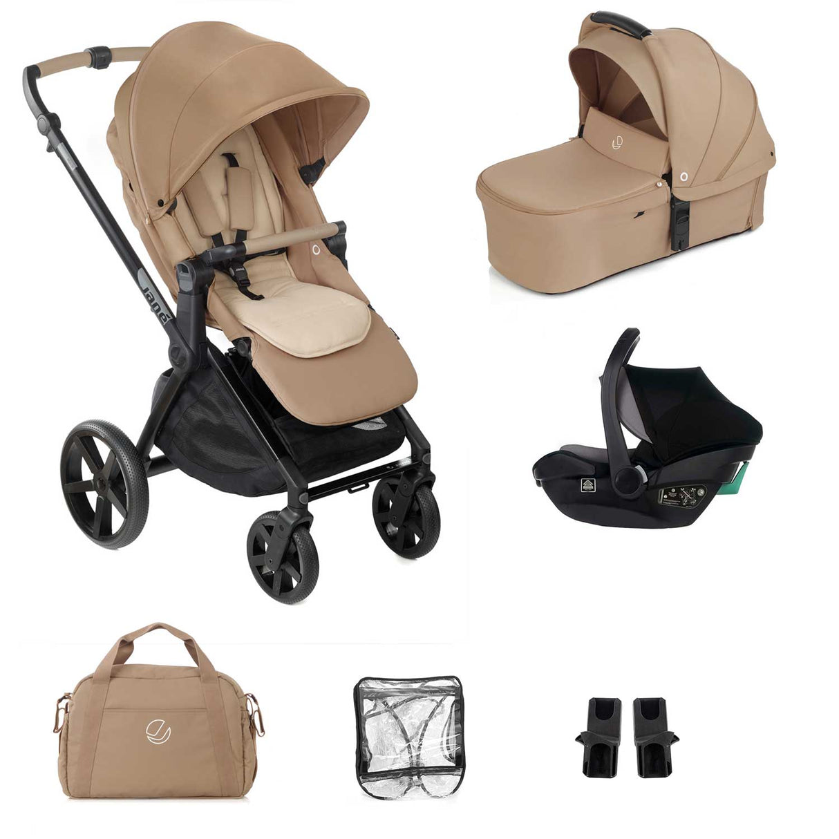 Jane Muum-4 Travel Carrier Car Seat Bundle